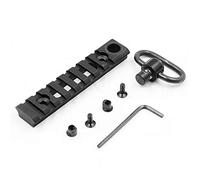 ACEXIER Tactical Keym0d Scope Rail Mount Picatinny W.eaver Rail Sections 6 slots Mount Base With QD Sling Swivel Adapter Wrench HT1-0039