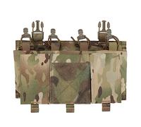 ACEXIER Tactical Quad 5.56 Magazine GP Pouch AR 15 MAG Front Panel Placard Fast DON/DOFF Shock Cord Airsoft Hunting Vest Accessories Bag