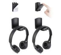 aceyoon 2 Pack Foldable Headphone Stand, Gaming Headset Stand with Silicone Pad Desk Headphone Holder Adjustable Headphone Hanger Hook Mount Compatible for Xbox VR Headset