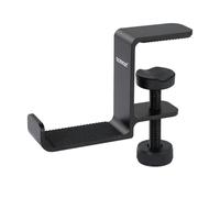 aceyoon Multi-Function Headphone Stand, Headset Holder Aluminum & Silicone Headset Stand Adjustable Headphone Hanger Hook Under Desk Mount Compatible for Xbox Headset Gaming