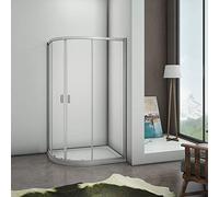 Acezanble 1200x900x1850mm Height Eletro Off White Quadrant Shower Enclosure