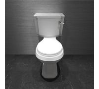 Acezanble Bathroom White Traditional Close Coupled Toilet Ceramic Soft Close Dual Flush WC