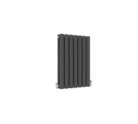 Acezanble∣Horizontal Column Anthracite Radiator Oval Double Designer Radiator 600x413mm Central Heating Interior Design