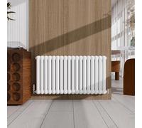 Acezanble Horizontal Designer Radiator 2 Column 600x1104mm - White