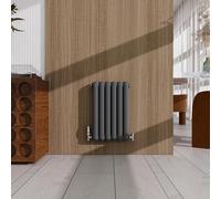 Acezanble Horizontal Designer Radiator 2 Column 600x384mm - Anthracite