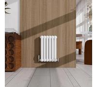 Acezanble Horizontal Designer Radiator 2 Column 600x384mm - White