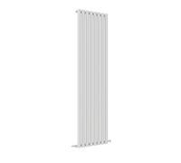 Acezanble∣Vertical Designer Oval Column Radiator White 1800x472mm Single Panel Centre Heating Radiator-Perfect for Bathroom,Hallway,Living Room, Kitchen
