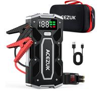 ACEZUK 5000A Jump Starter with Portable Carry Case 12V Display Smart Clip Portable Power Bank Super Bright LED Light