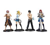Acfigure 4 Pcs FAIRY TAIL Action Figures, 16cm PVC Cartoon Character Model Desktop Decoration Collection Gifts