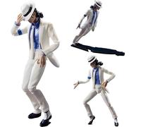 Acfigure Michael Jackson Dancing Figure 14cm Character Statue Model Movable Arms Accessories PVC Model for Desktop Decoration Collections