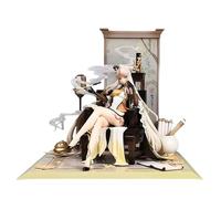 Acfigure Ningguang Game Figure 27CM 1/7 Scale Toy Model PVC Statue Figures With Accessories Figurein Sitting Posture for Daily Decor Display and as a Gift