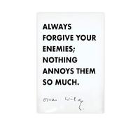 ACFTAIN Always Forgive Your Enemies Canvas Wall Art Posters And Prints Room Aesthetic Bedroom Office Decor 12x18inch(30x45cm)