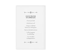 ACFTAIN Celtic Prayers, Friendship Vows, Irish Blessing Prayers Canvas Modern Poster Wall Art Prints Paintings Living Room Bedroom Decor 20x30inch(50x75cm)