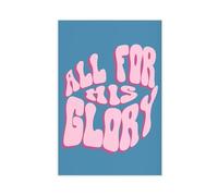 ACFTAIN Fashionable Christianity with Bible Verses And Spirituality1 Canvas Modern Poster Wall Art Prints Paintings Living Room Bedroom Decor 12" L X 18" W