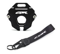 acgfifj Motorcycle Key Shell Cover Case For Hon@&da CB500X CB650R 500F CBR650R 500R CBR600F CBR 600RR 1000RR Motorcycle CNC Key Case Cover Shell Keychain KeyRing(1Set Black-CBR)