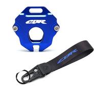 acgfifj Motorcycle Key Shell Cover Case For Hon@&da CB500X CB650R 500F CBR650R 500R CBR600F CBR 600RR 1000RR Motorcycle CNC Key Case Cover Shell Keychain KeyRing(1Set Blue-CBR)