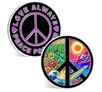 ACGZQY Love and Peace Token- Original Environmental Peace Coin World Peace Sign Token Love Always Peace Forever Coin with Nature & Universe Design - Eco-Friendly Inspirational Gift for Peace Lovers