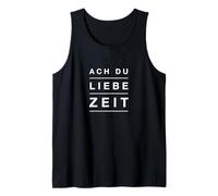 ACH du Liebe Zeit Schriftzug Tank Top