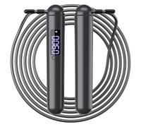 ACHDOFITS Accurate Count Skipping Rope with Calorie Counter - Durable & Adjustable Smart Jump Rope for Home Workouts, Anti-Slip Grip for Adults, Teens, and Family Fitness