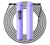 ACHDOFITS Accurate Count Skipping Rope with Calorie Counter - Durable & Adjustable Smart Jump Rope for Home Workouts, Anti-Slip Grip for Adults, Teens, and Family Fitness