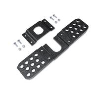 Acheterry Tow Hitch Step for 2 Inch Receivers, Hitch Bumper, Truck Car SUV Vehicles Hitch Step, Rear Bumper Guard Protector Cast Aluminium Trailer Hitch Step, Black, 1 Pack