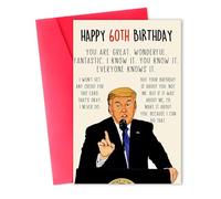 ACHICGIRL Funny 60th Birthday Card, Naughty 60th Birthday Gifts Cards for Men Women, Great 60 Year Old Birthday Gifts for Him Her, Unique 60th Bday Decorations Ideas