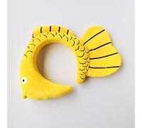 AchidistviQ Cute Yellow Fish Hair Band Headwear Comfortable Wash Face Bathing Hair Holder Headband Birthday Party Favors Halloween Dress Up- Yellow