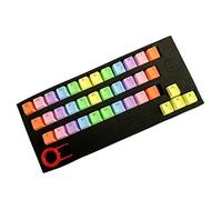 AchidistviQ Keycap PBT 37 Pcs KeyCaps with Keycap Puller,Backlit Keycap Set for Gaming Mechanical Keyboard - Yellow