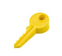 AchidistviQ Novelty Stopper Silicone Rubber Key Decor Door Stop Wedge for Baby Protection Key silicone door resistance windproof door stop child baby anti-pinch security door card Yellow