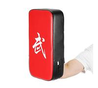 AchidistviQ Taekwondo Kick Pads Boxing Karate Pad PU Leather Muay Thai MMA Martial Art Kickboxing Punch Mitts Punching Bag Kicking Shield Training Red