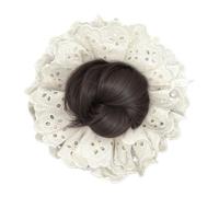 Achieve effortless elegance and ensure versatility for any event with this bread hairpiece featuring a lace up design for women lace up closure | Elastic Ponytail Holder Headband Wig Party Dating
