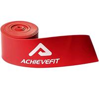 ACHIEVE FIT Muscle Compression Floss Bands - Therapy Rehab Band for Increasing Mobility - Recovery Fitness Bands for Tack and Flossing - Includes Nylon Travel Pouch Bag (1x Red 7' x 2inch X 1.5 MM)