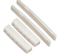 Achieve Professional Sound Quality With Bone Guitar Nuts And Saddles Set Of 2 Perfect For Guitar Enthusiasts guitar Nut Replacement Parts