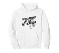 Achievement Unlocked Fatherhood Level Up Dad Humor Pullover Hoodie