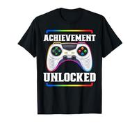 Achievement Unlocked Gamer Funny Gaming Controller Joke T-Shirt