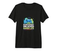 Achievement Unlocked Gamer Life Video Game Premium T-Shirt