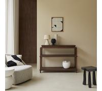 Achille - Console table in solid acacia wood, 120 cm Brown