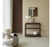 Achille - Solid acacia console table 100 cm Brown