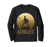 Achilles Olympian God Greek Mythology Ancient Halloween Long Sleeve T-Shirt
