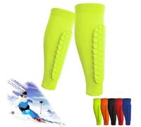 Achilles Shinbang Shields, Frost Armours Ski Shields, Shin Defender Shin Guards, Ski Shin Guards, Shindefender Shin Guards, Soccer Shin Guard, Shin Guards Soccer Adult for Sports (Green, L)