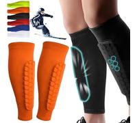 Achilles Shinbang Shields, Shinbang 2.0 - Shindefender Shin Guards, Shinbang Ski, Shinbang Ski, Shin Defender Shin Guards (Orange,L)