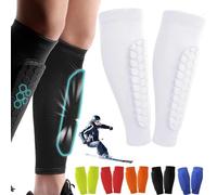 Achilles Shinbang Shields,Shinbang Protector 2.0,ShinDefender Shin Guards,Shinbang Ski Protectors,Shindefender Shin Guards,Shinbang Protector Ski (White,M)