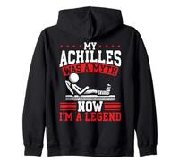 Achilles Surgery Recovery Design Funny Achilles Legend Zip Hoodie