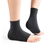 Achilles Tendonitis Support Heel Protector - Compression Padded Sleeve Socks - Promifun Ankle Brace Foot Support for Haglunds Bump, Bursitis, Tendonitis & Tenderness - Regular Size*1 Pairs