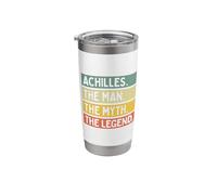 Achilles The Man The Myth The Legend Funny Personalized Stainless Steel Insulated Tumbler