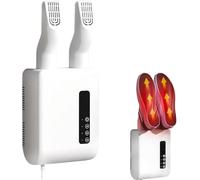 achilra Electric Shoe Dryer, Wall Mount Ski Boots Dryer, Shoe & Boot Warmer, Dry Sweaty Shoes & Eliminate Bad Odor, 3 Modes Timer (UK Plug)