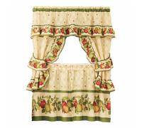 Achim Home Furnishings Apple Orchard Cottage Set, 36-Inch, Antique