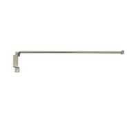 Achim Home Furnishings Hard Window Rods, Nickel, 20-36