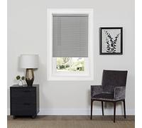 ACHIM Home Furnishings Window Blinds, Vinyl, Gray, 33" W X 64" H