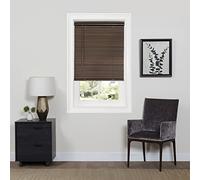 ACHIM Home Furnishings Window Blinds, Vinyl, Mahogany, 64" x 35"